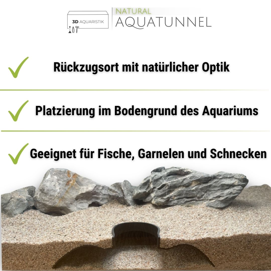 Aquatunnel Natural - Unterirdische Höhle