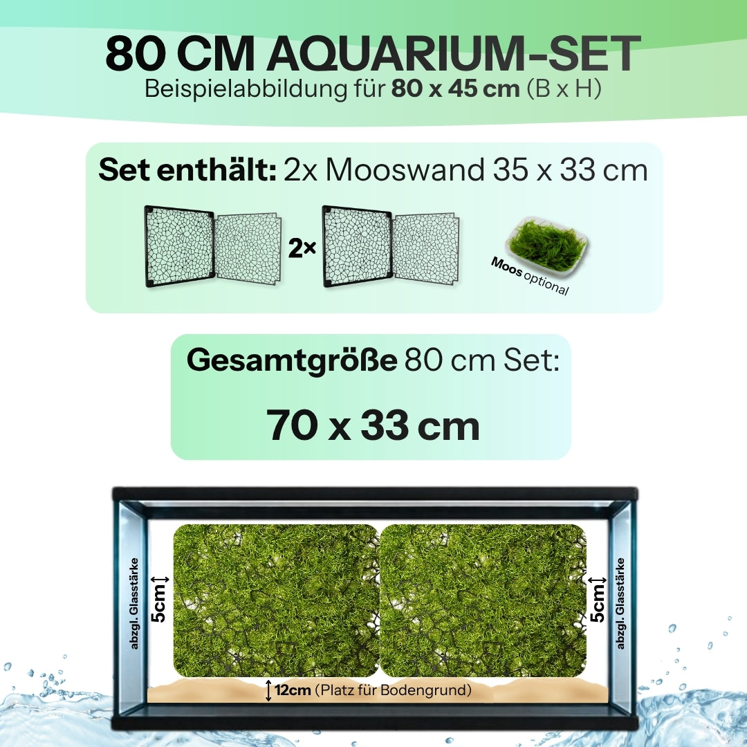 Mooswand Set 80cm