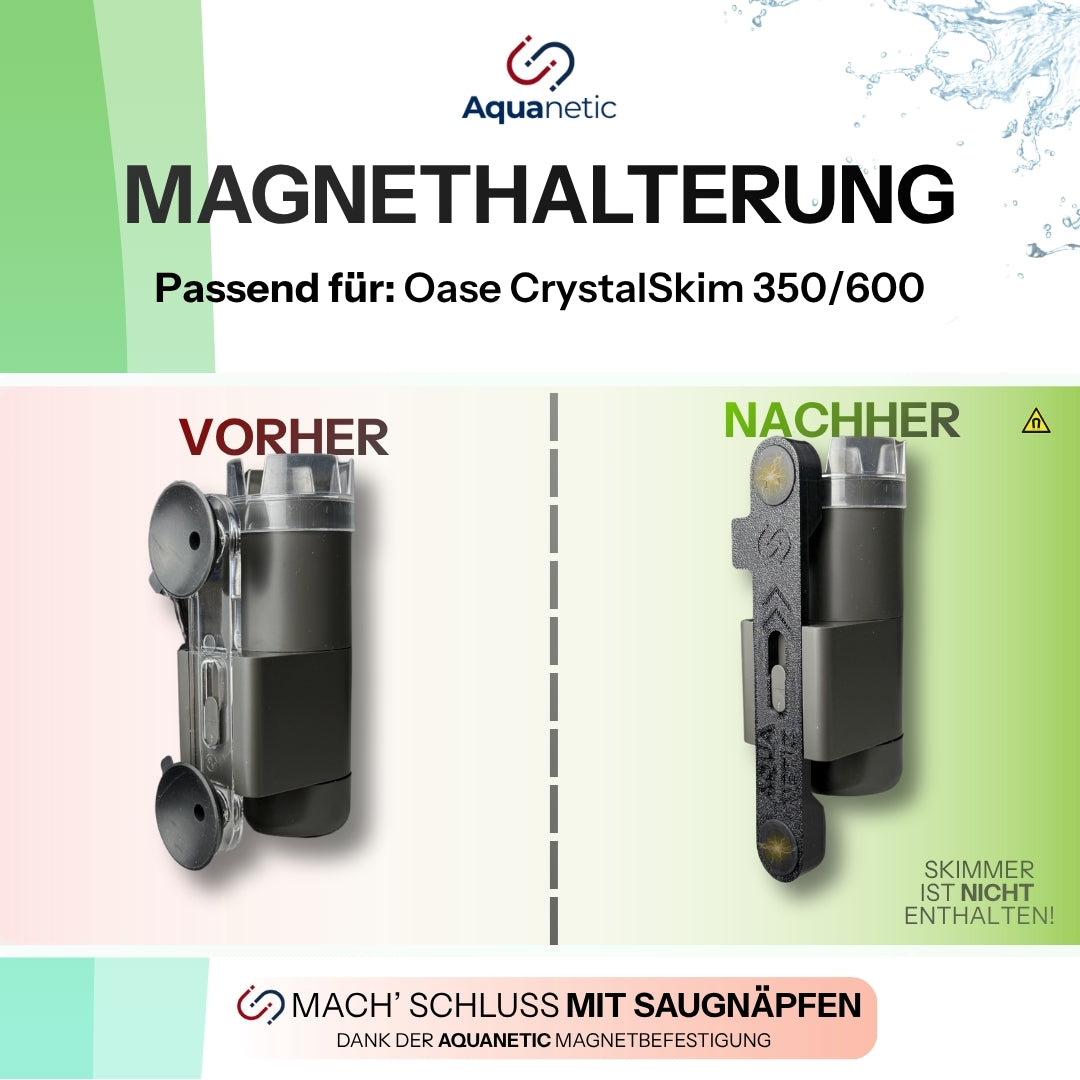 Magnethalterung passend für Oase CrystalSkim 350/600