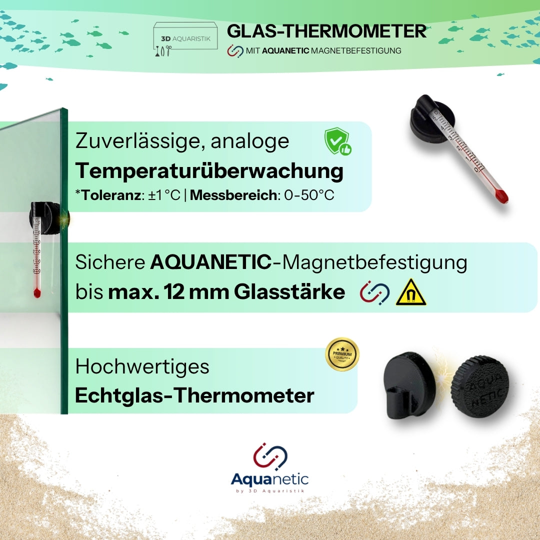 Thermometer mit Magnetbefestigung