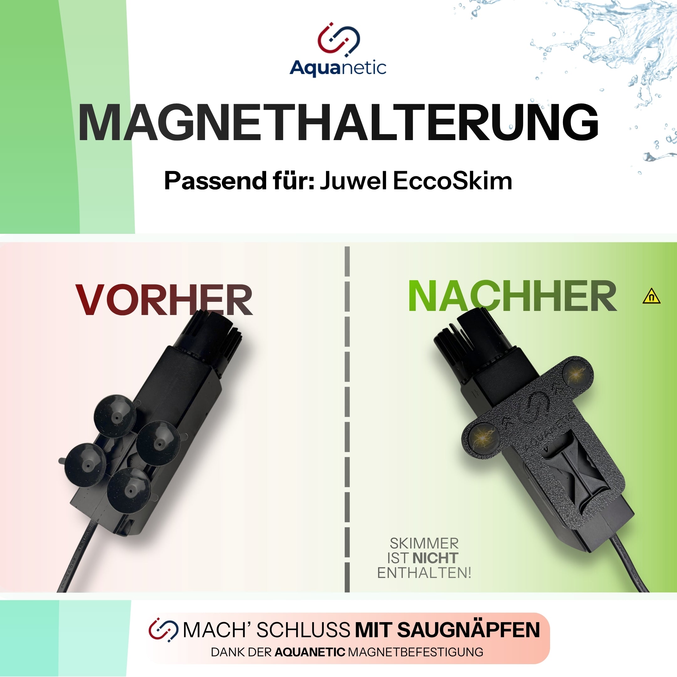 Magnethalterung passend für Juwel EccoSkim