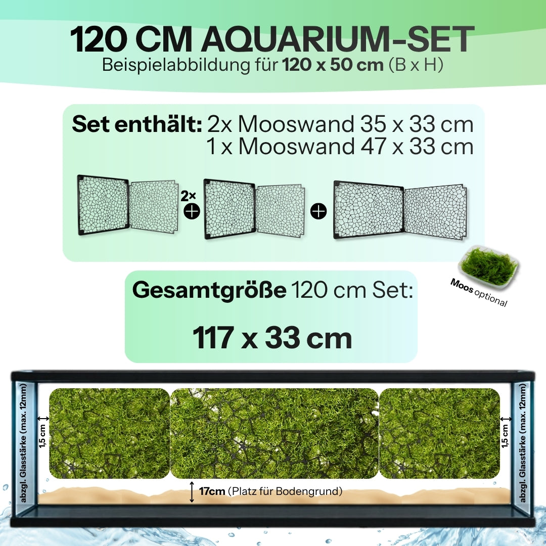 Mooswand Set 120cm