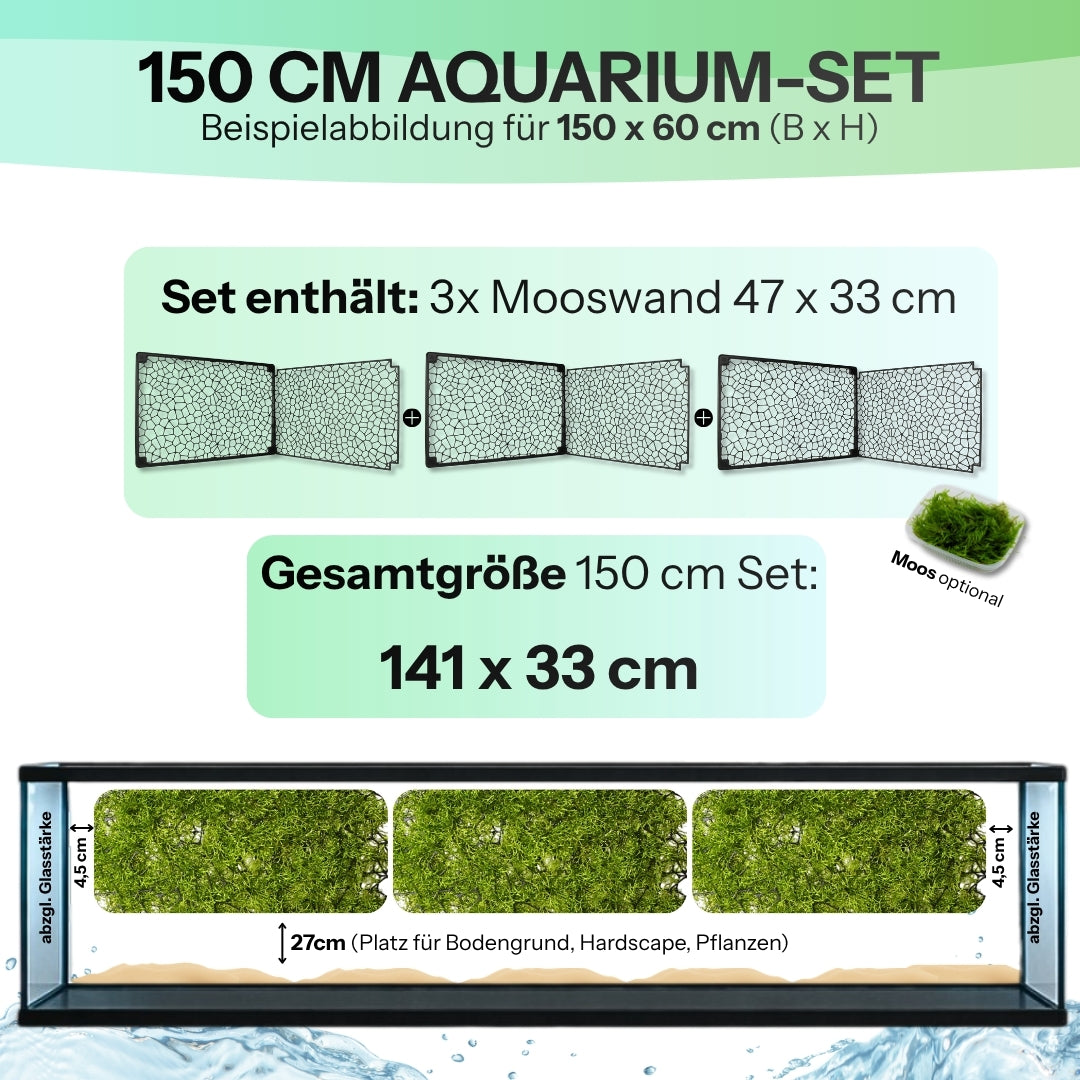 Mooswand Set 150cm