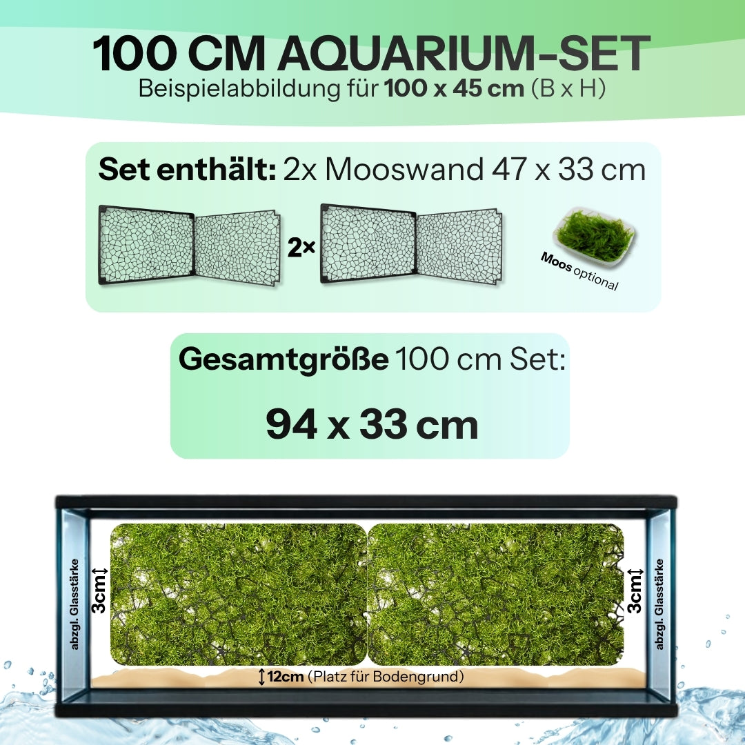Mooswand Set 100cm