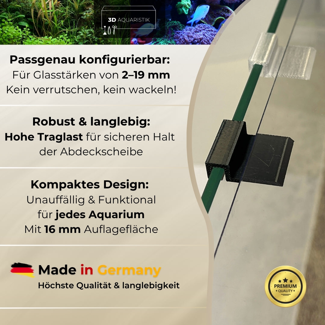 Halterung für Abdeckscheibe - 4 Stück