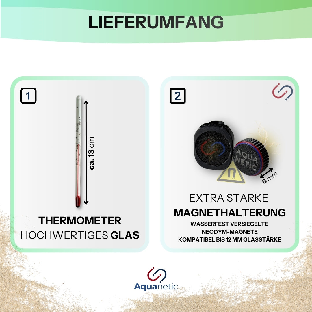 Thermometer mit Magnethalterung