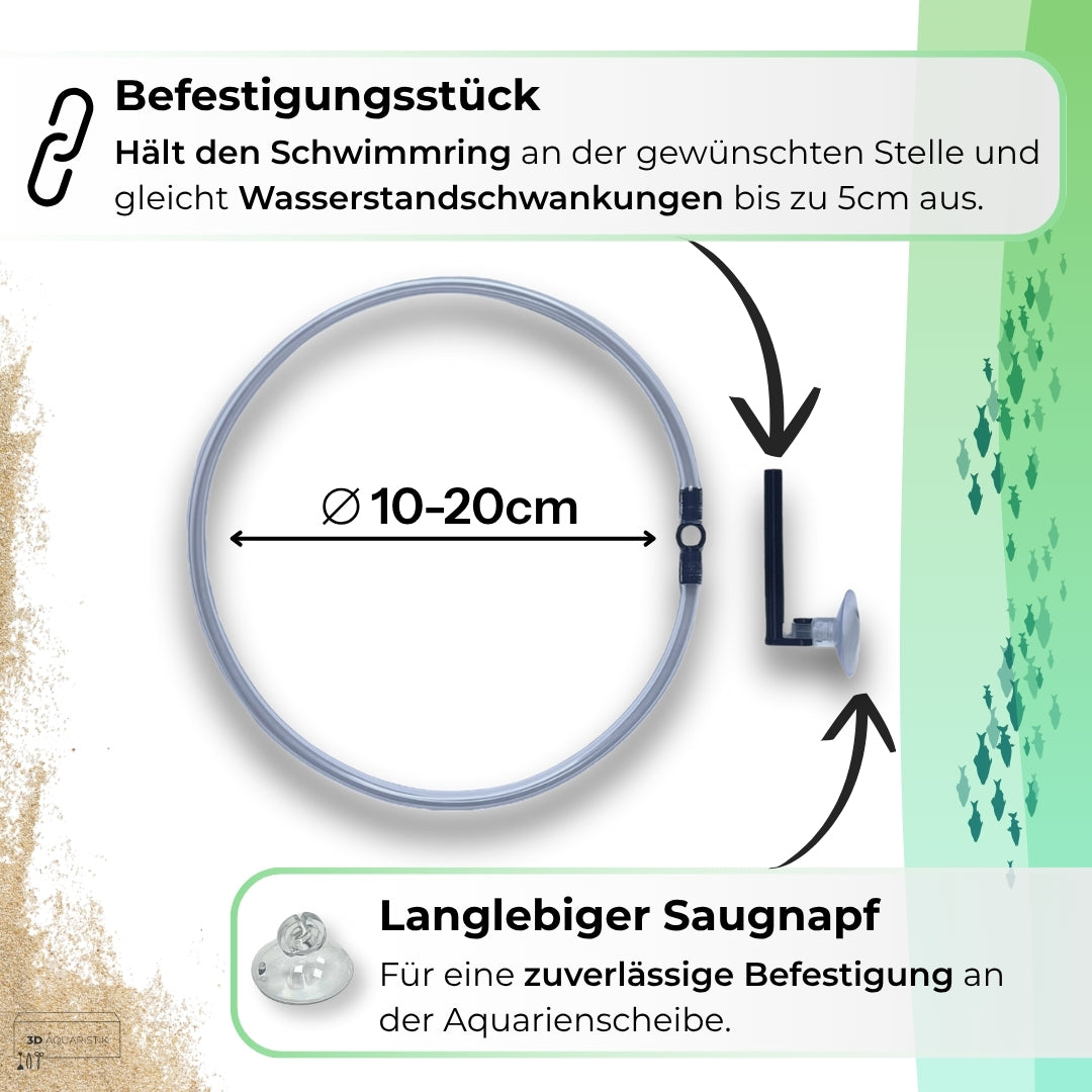 Schwimmring mit Saugnapf