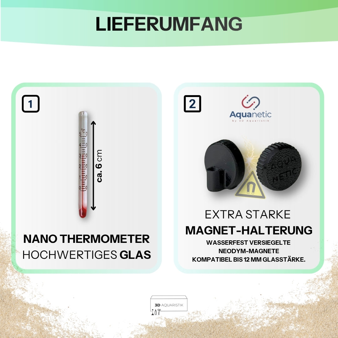 Thermometer mit Magnetbefestigung
