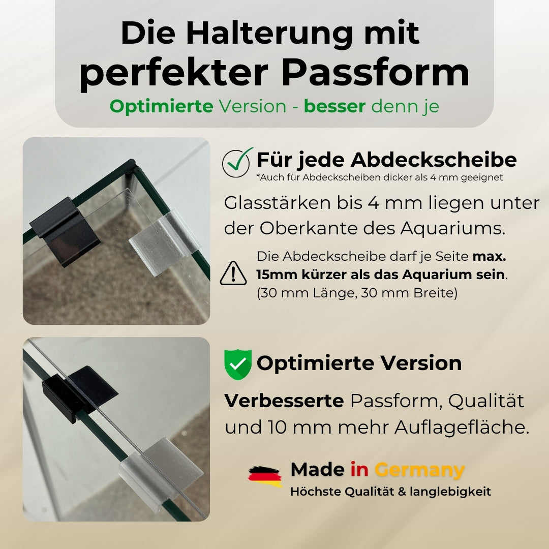 Halterung für Abdeckscheibe - 4 Stück