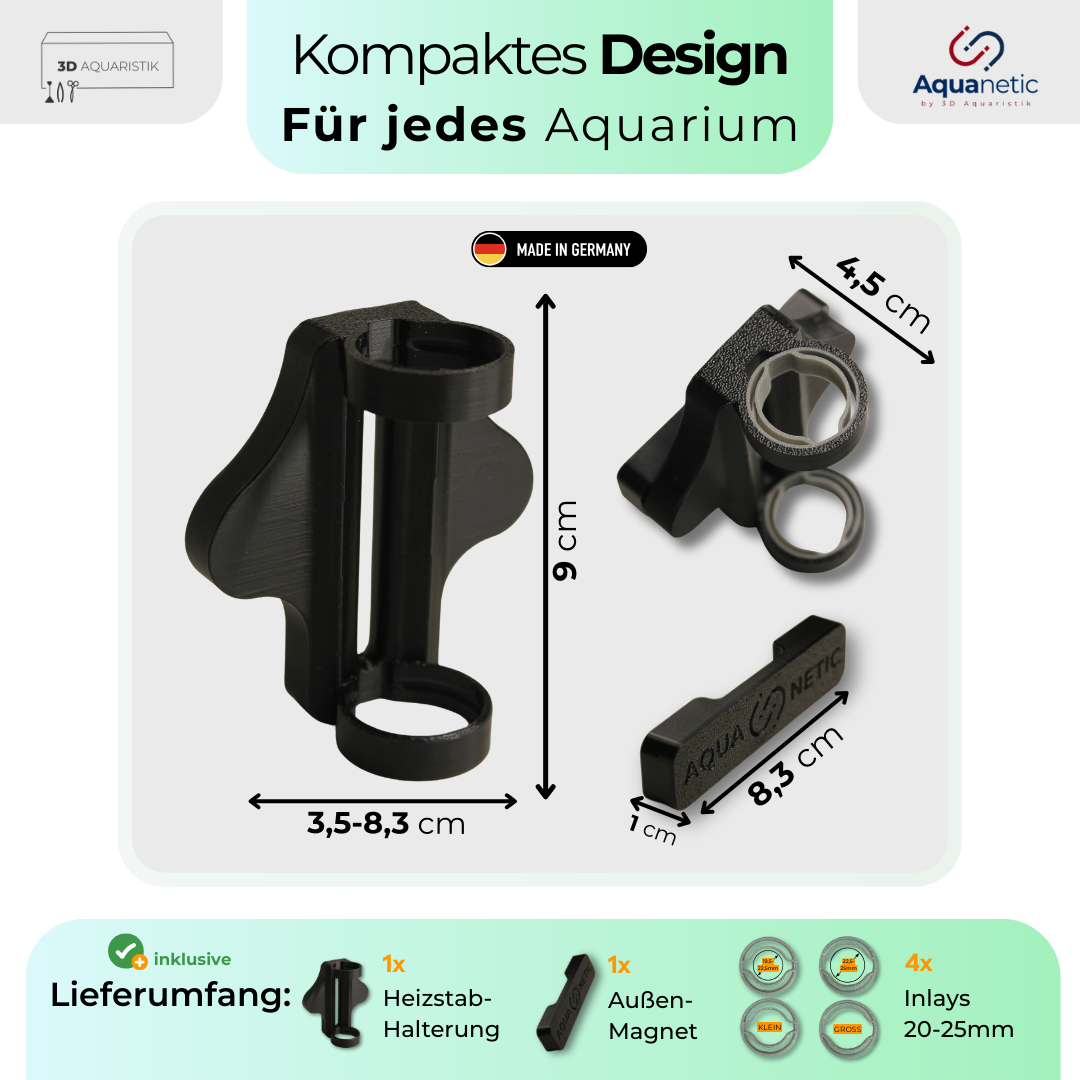 Magnetische Heizstabhalterung