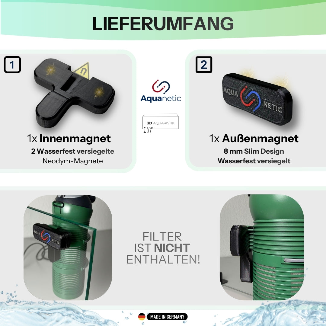 Magnethalterung passend für EHEIM biopower & aquaball