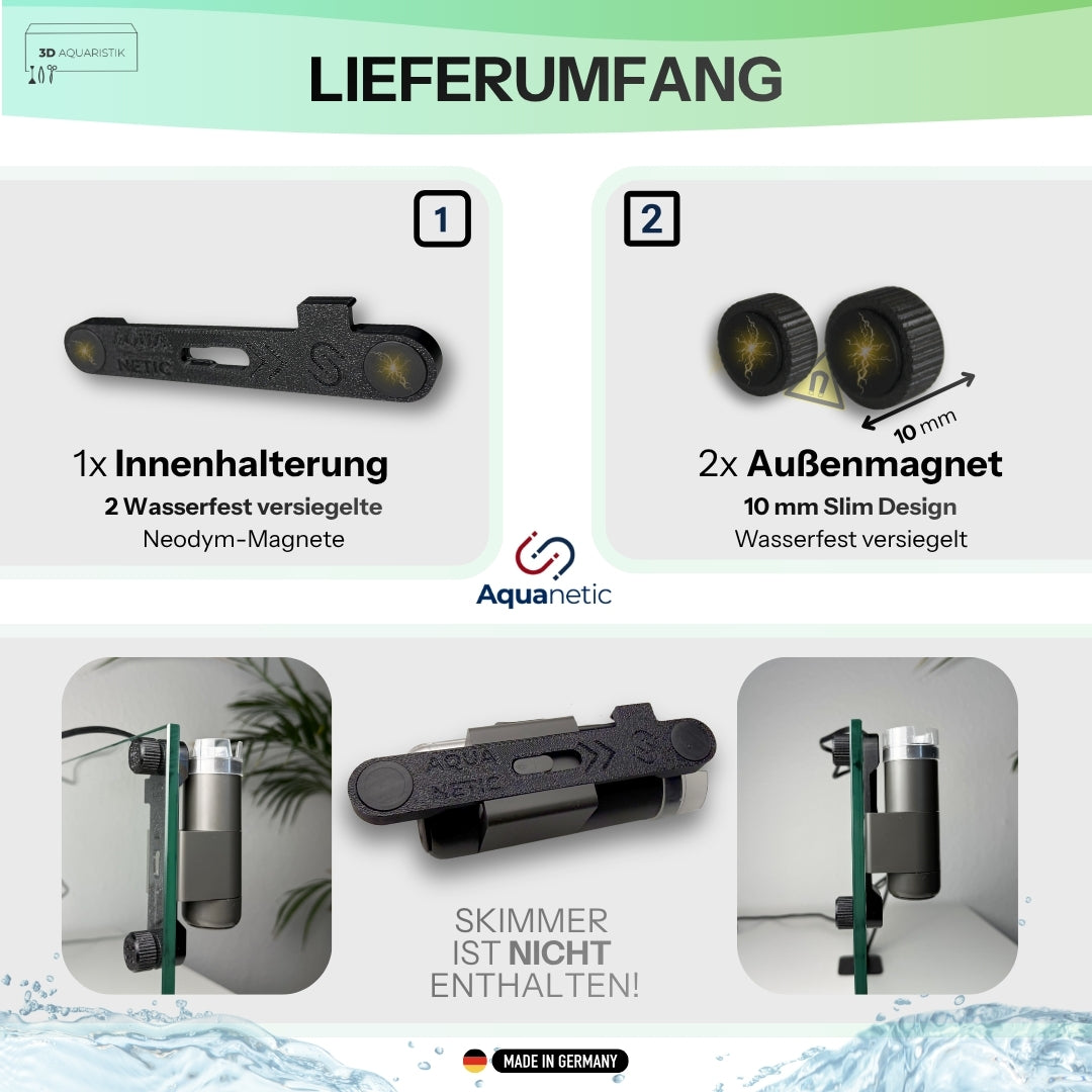Magnethalterung passend für Oase CrystalSkim 350/600
