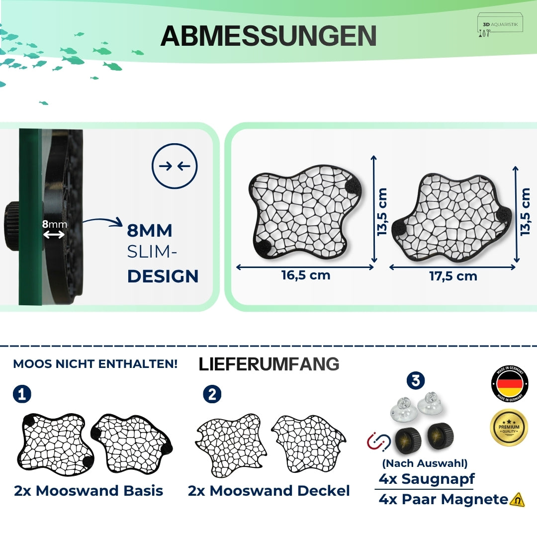 Mooswand Natural Edition 2er-Set