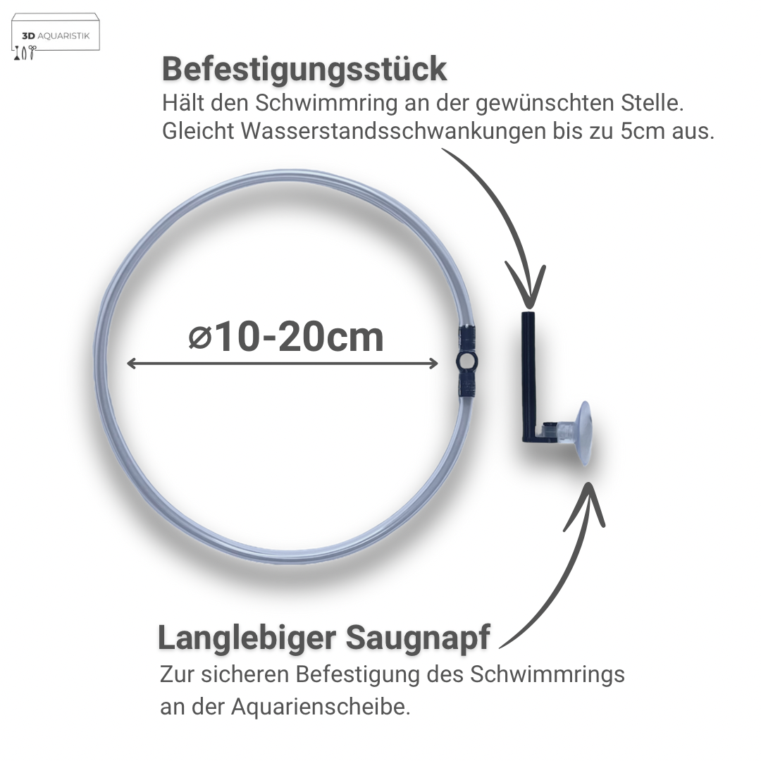 Schwimmring mit Saugnapf